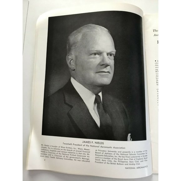 National Aeronautics Magazine Frederick C Crawford Flight Dec 1966 - Picture 4 of 12